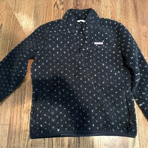 Vineyard Vines black birdseye Sherpa Fleece
